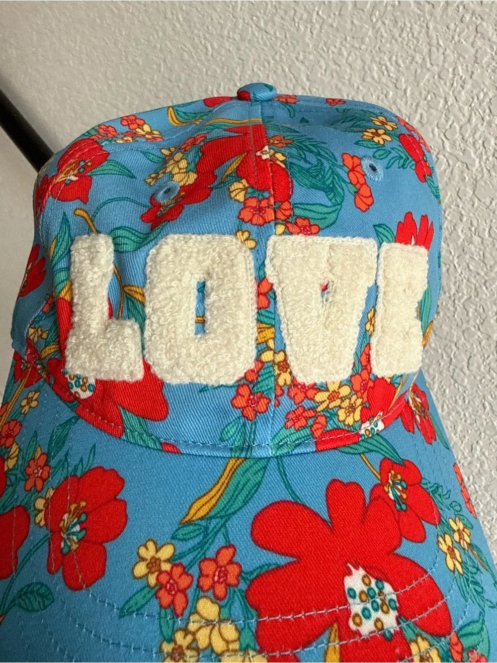 Tory Burch Printed Love Cap In Wildflower NWOT